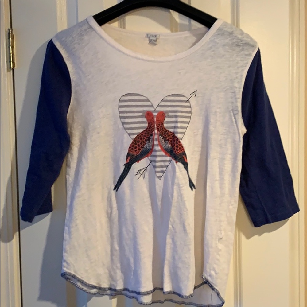 J crew long sleeve T-shirt